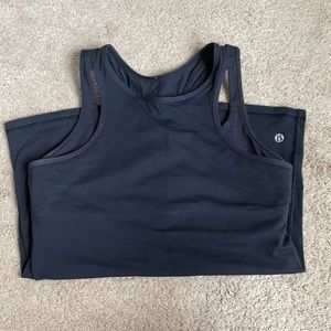 Lulu Lemon dry fit built in workout top